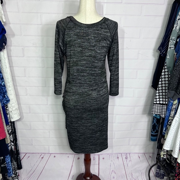 |•RUE 21•| Long Sleeve Ruched Side Knit Dress - Picture 4 of 6